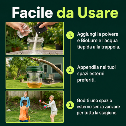 Set di Trappole per Zanzare