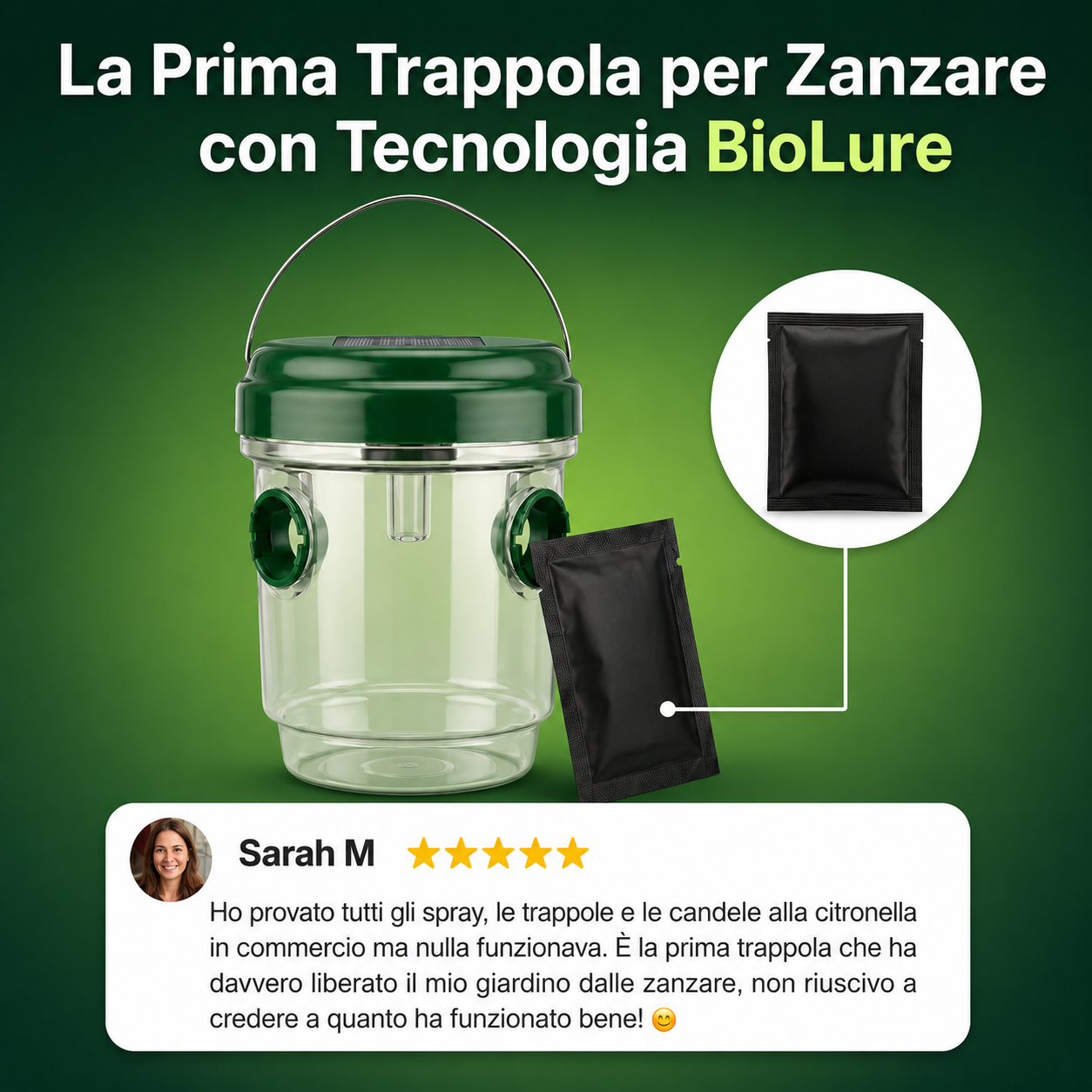 Set di Trappole per Zanzare